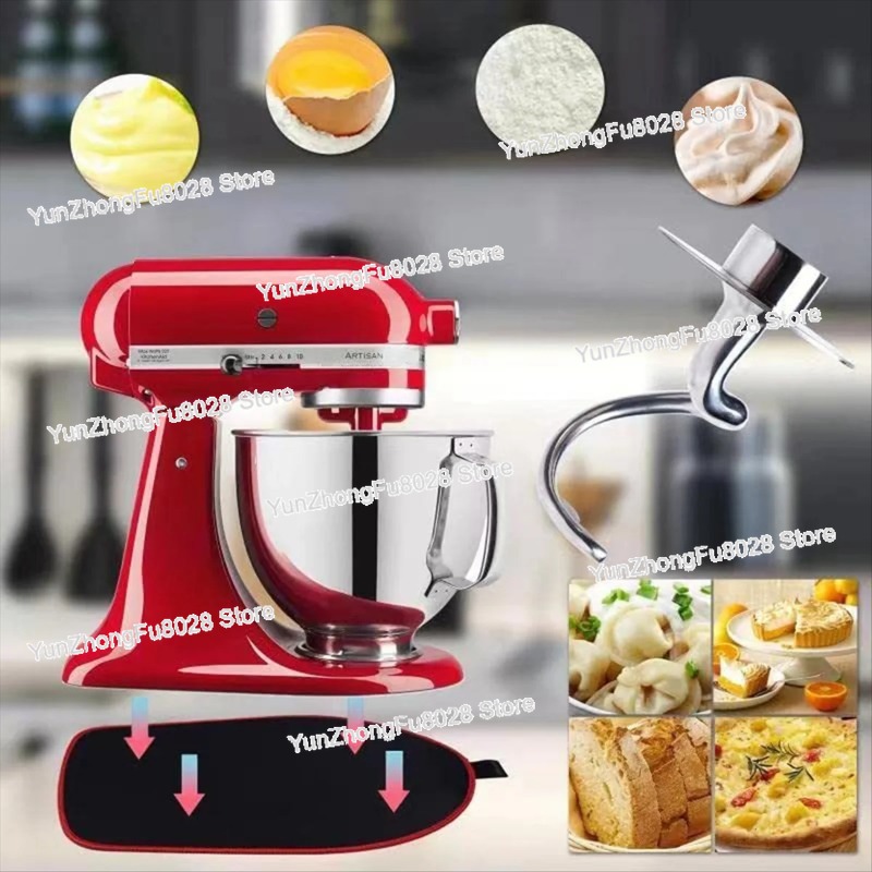 Stand Mixer Bowl - Roestvrijstalen spiraalvormige deeghaak voor KitchenAid standmixer,