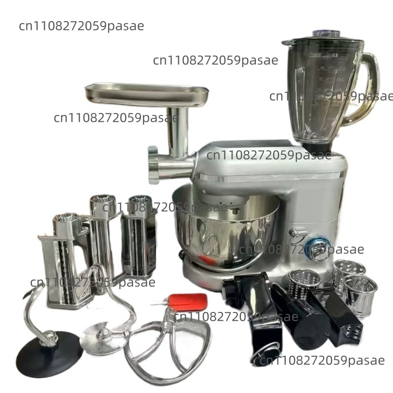 Kitchen Baking Mixer - 6L Multifunctionele Voedselmixer, 8-in-1 Keukenhulp voor