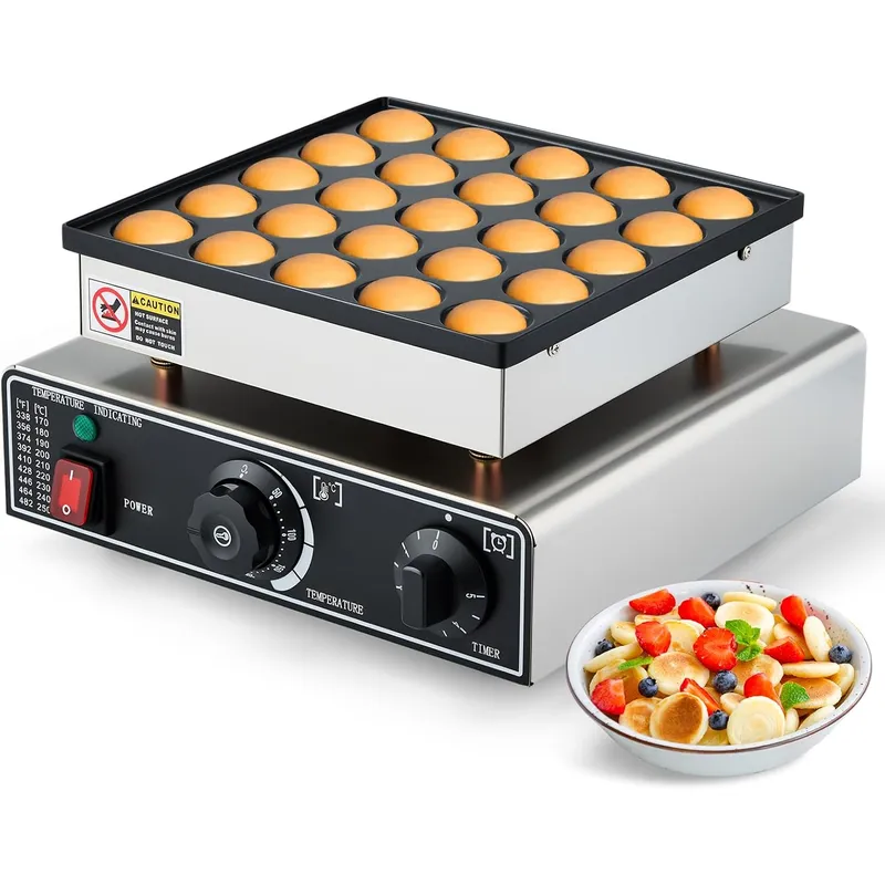 Kitchen Bakery - Mini Pannenkoekenmaker Commercieel 25 Stuks Dutch