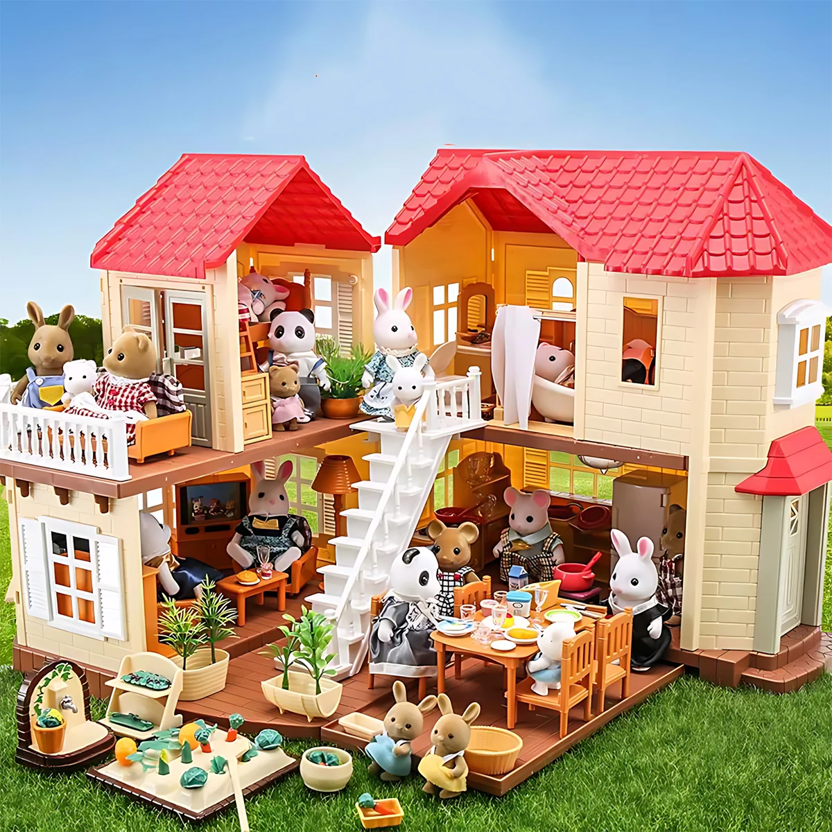 Kitchen Queen - Miniatuurmeubilair 1:12 Poppenhuis Keuken Woonkamer Slaapkamer