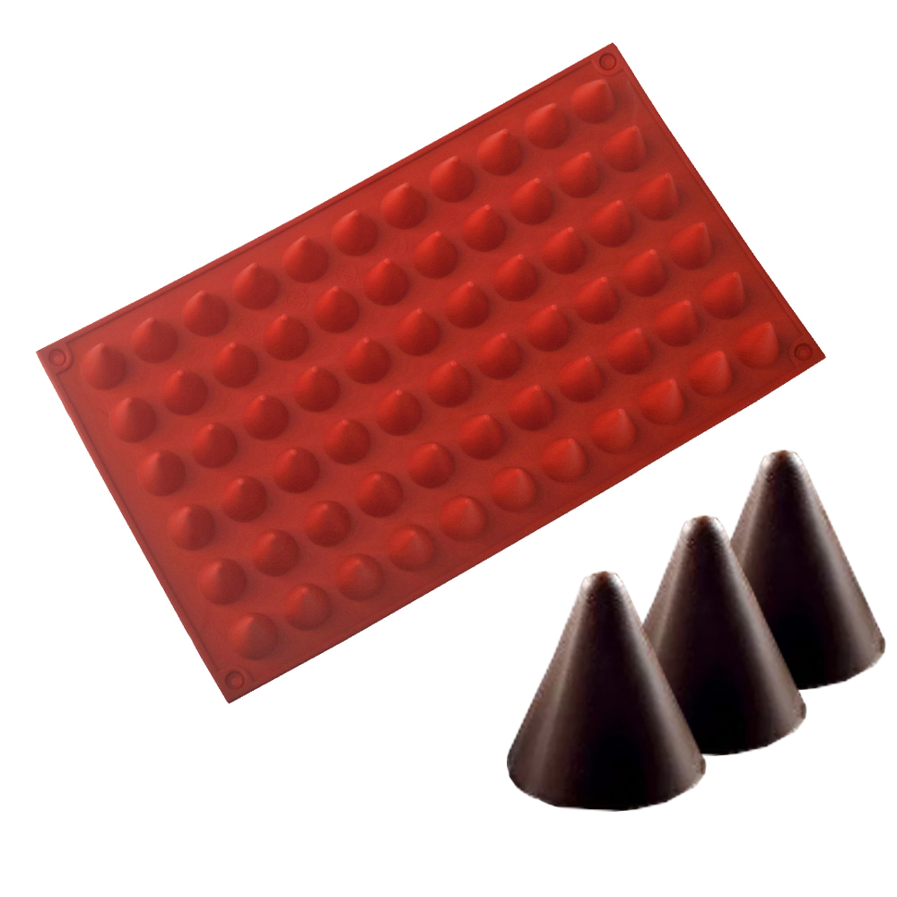 66-Cellen Kegel Chocolade Bakv - Kitchen And Baking Tools recensie en prijs
