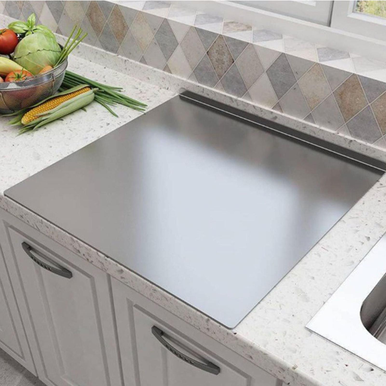 Roestvrijstalen snijplank met  - Kitchen And Baking Tools recensie en prijs