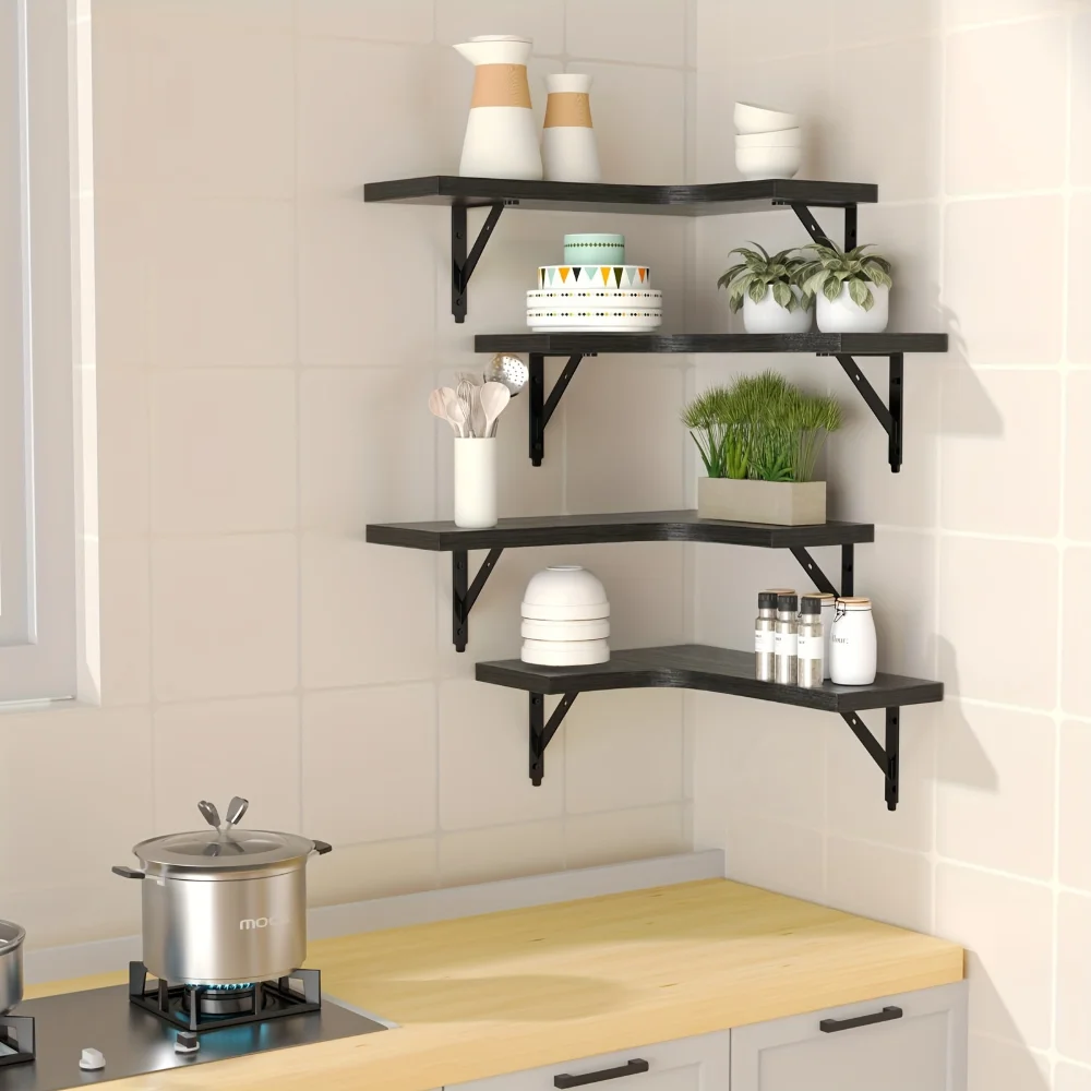 Wandplank van natuurlijk hout  - Kitchen Queen recensie en prijs