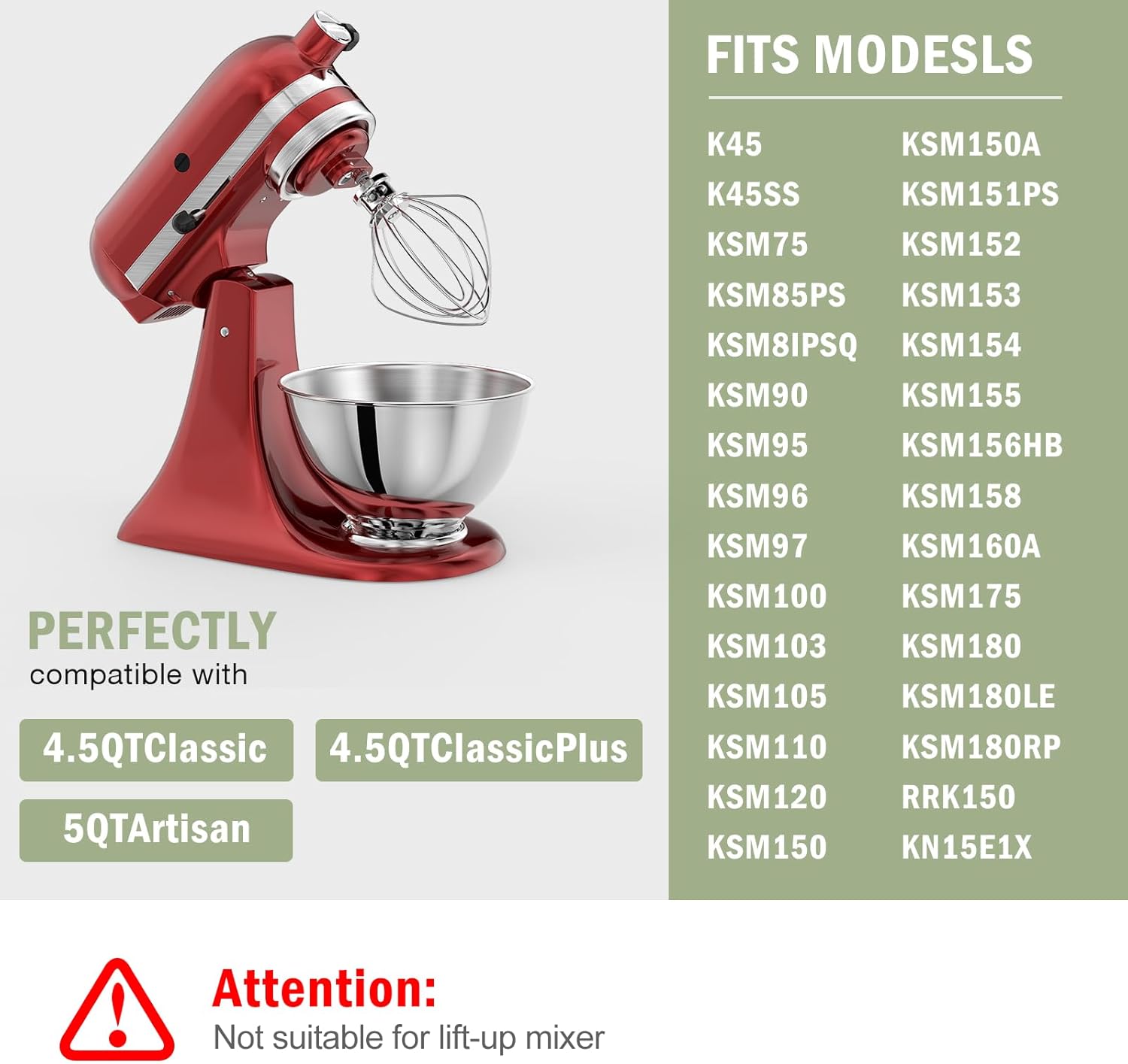 3-kwart roestvrijstalen kom vo - Stand Mixer Bowl recensie en prijs