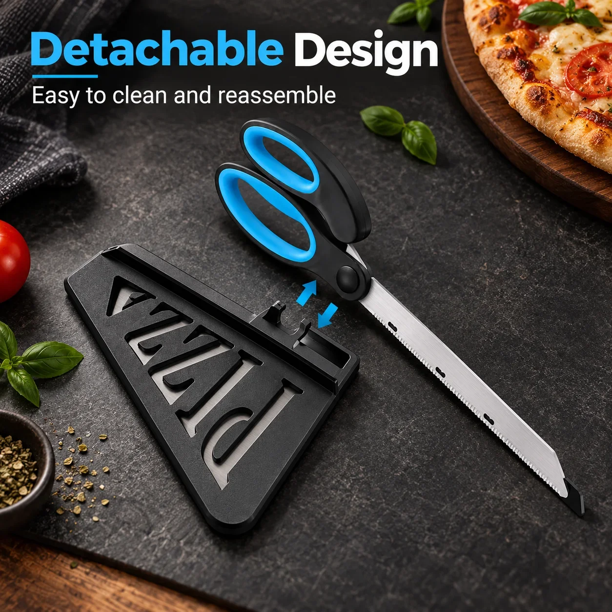 Pizza-schaar van roestvrij sta - Kitchen Shears In Baking recensie en prijs