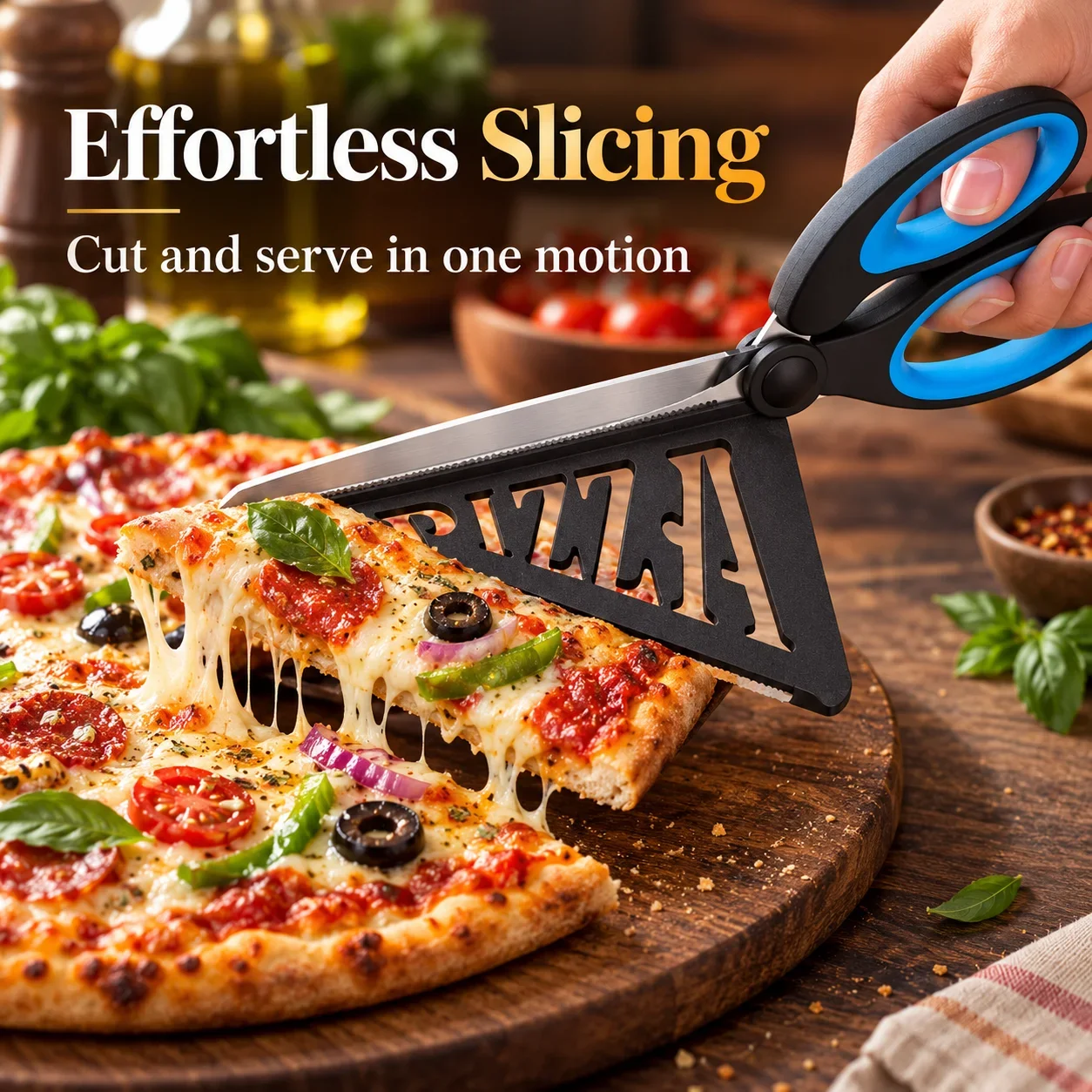 Pizza-schaar van roestvrij sta - Kitchen Shears In Baking recensie en prijs