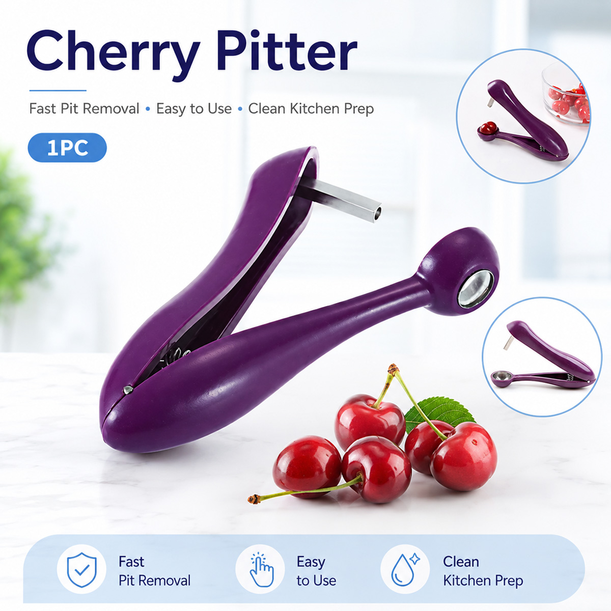 Handmatige kersenontpitter en  - Kitchen And Baking Tools recensie en prijs