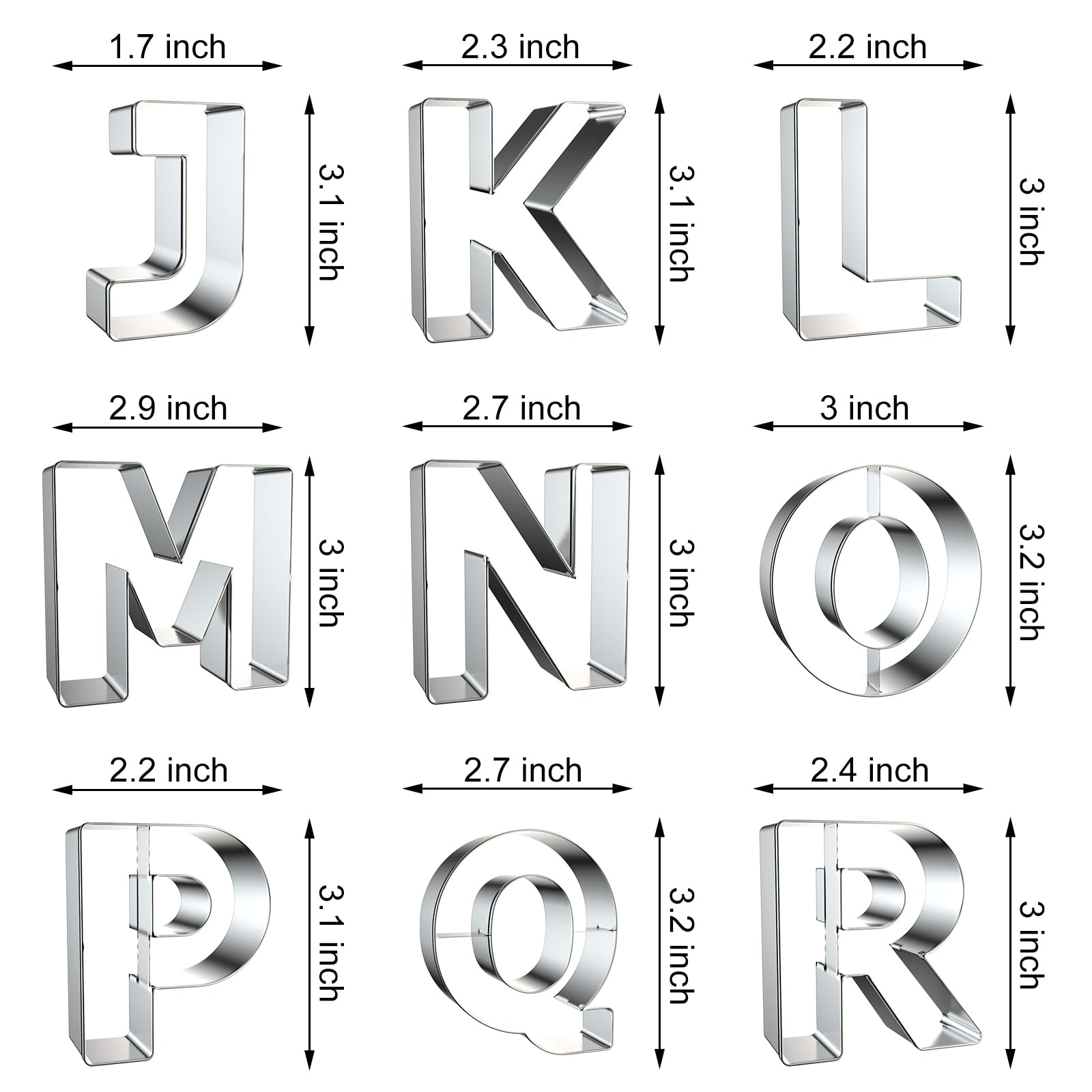 Lettervormige koekjesvormpjes  - Kitchen And Baking Equipment recensie en prijs