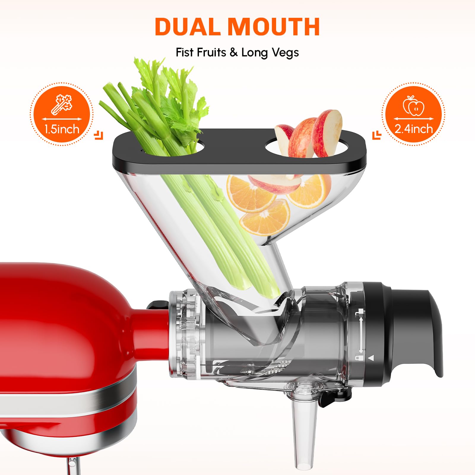 Kauwende sapcentrifuge-aanbouw - Kitchenaid Baking Set recensie en prijs