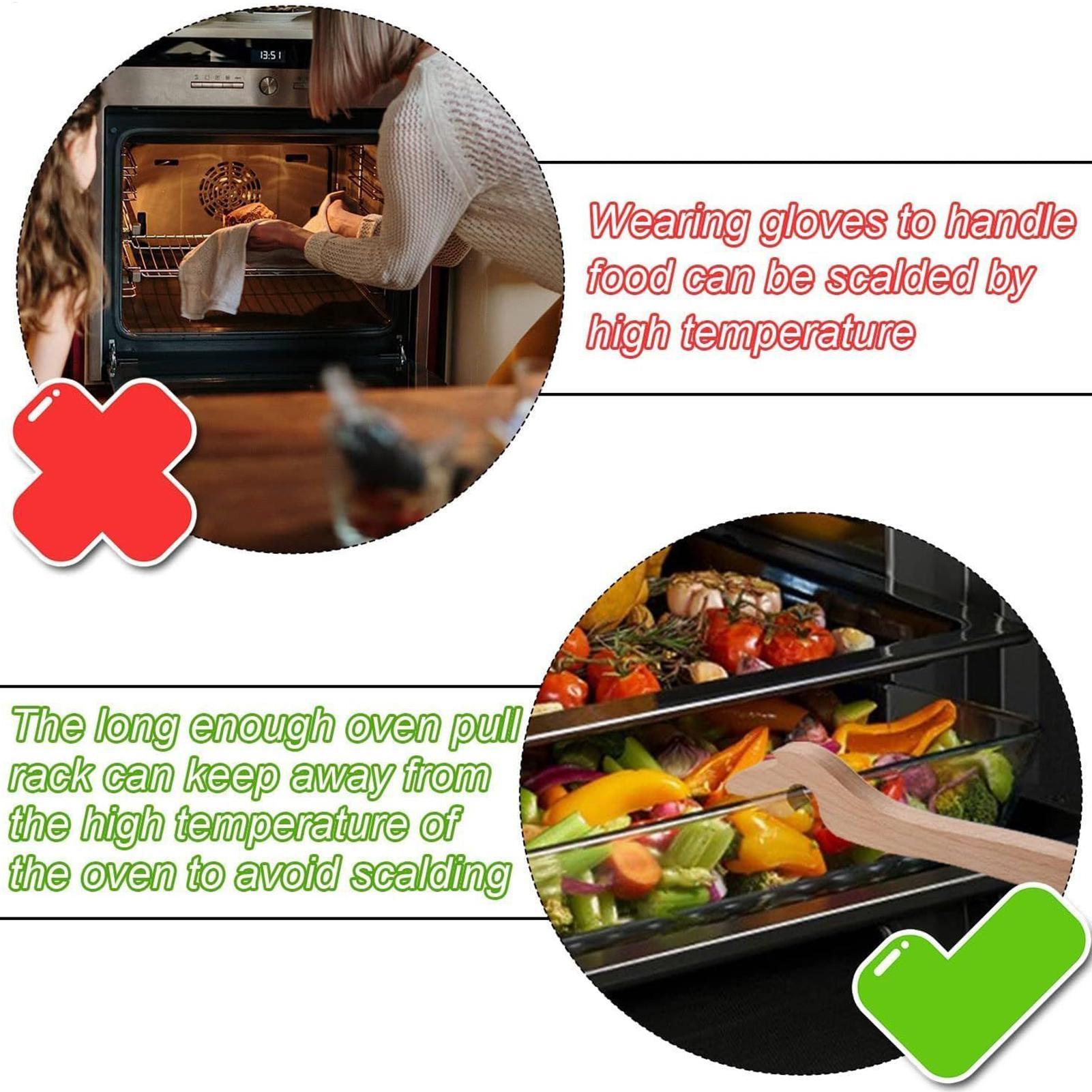 Ovenrek-trekker, houten lange  - Cool Kitchen Baking Gadgets recensie en prijs