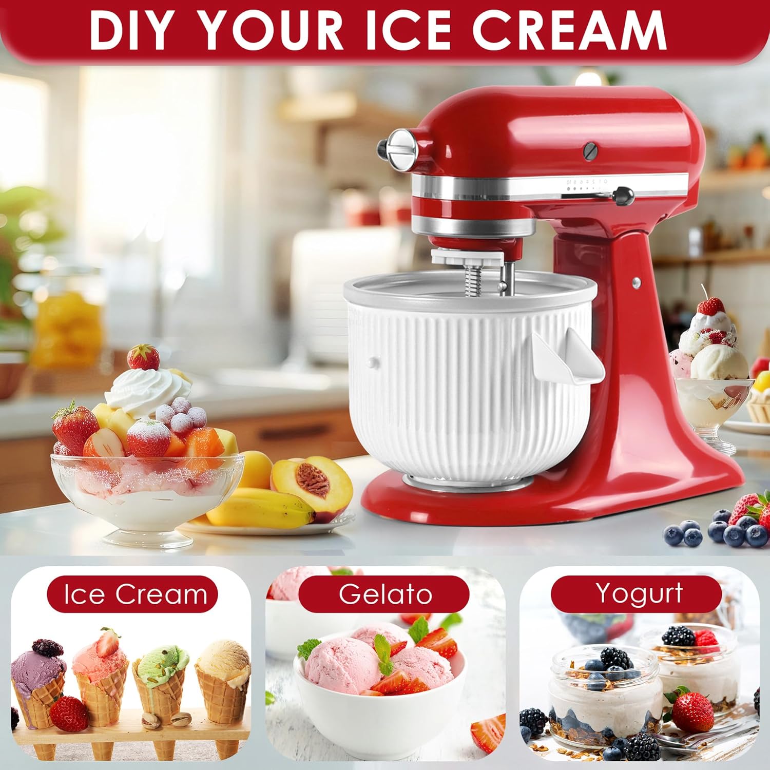 IJsmachine-opzetstuk voor Kitc - Kitchenaid Baking Set recensie en prijs